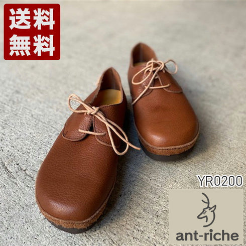 【ant-riche YR0200 ブラウン】WOMENS AKAUSHI レザー紐靴シューズ【在庫一掃セール品】